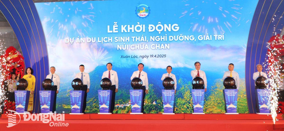 Lễ khởi động Dự án Du lịch sinh thái, nghỉ dưỡng, giải trí núi Chứa Chan tại huyện Xuân Lộc