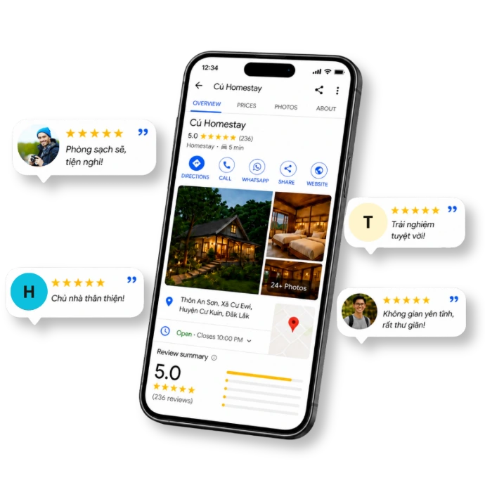 dịch vụ review google map