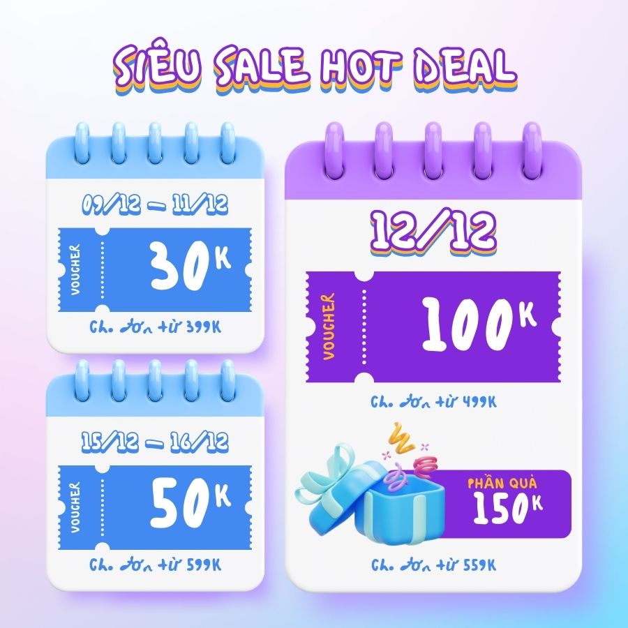 chương trình giảm giá siêu sale 12 tháng 12